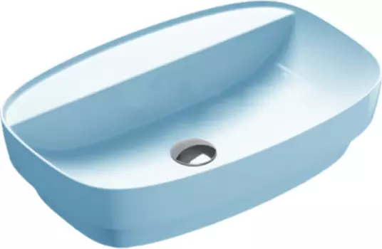Раковина Catalano Green Lux 65x42 голубой матовый