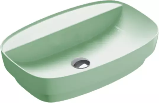 Раковина Catalano Green Lux 65x42 зеленый матовый