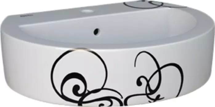 Раковина Della Globus джаз черный