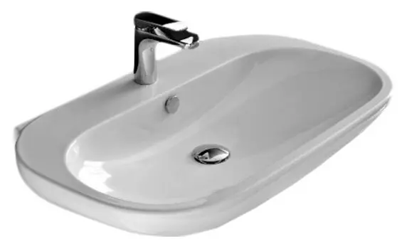 Раковина Hidra Ceramica ABC белая, 80 см