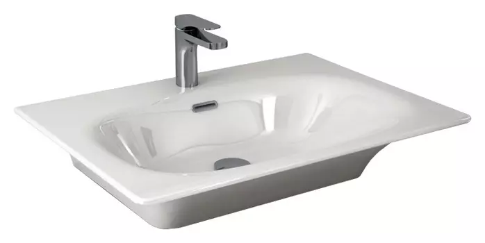 Раковина Hidra Ceramica Flat белая, 71 см