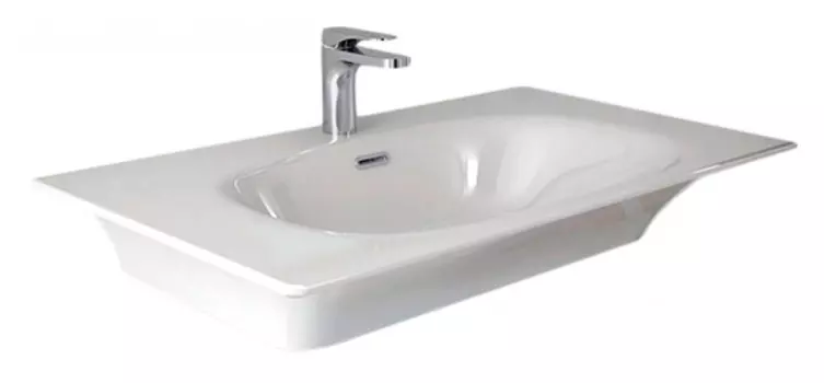 Раковина Hidra Ceramica Flat белая, 86 см