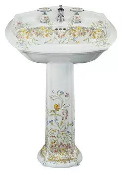 Раковина Kohler English Trellis 69 см с пьедесталом