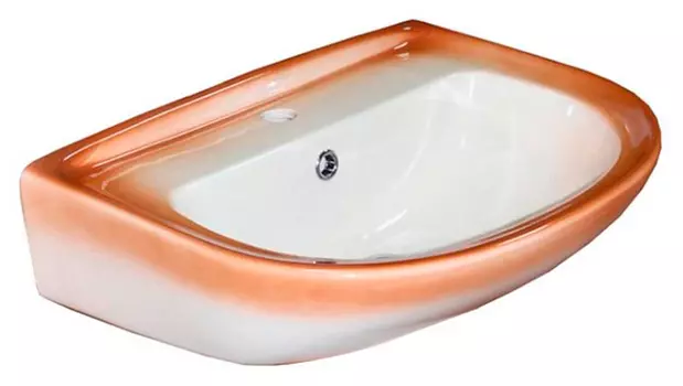 Раковина Rosa Ресса коричневая