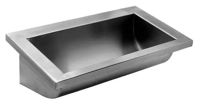 Раковина Senda Canal 180 satin w/o