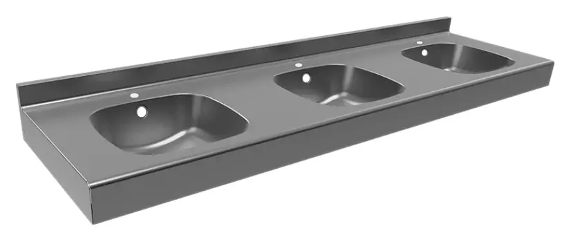 Раковина Senda Triplo rps satin w