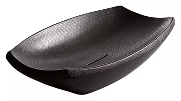 Раковина Vitruvit Shalaa zebrato nero argento