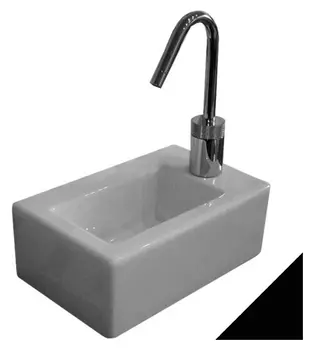 Рукомойник Hidra Ceramica Loft черный, 32 см