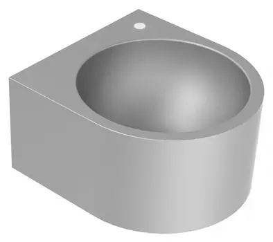 Рукомойник Senda 0052/1 satin w/o 211080006 с отверстием под смеситель