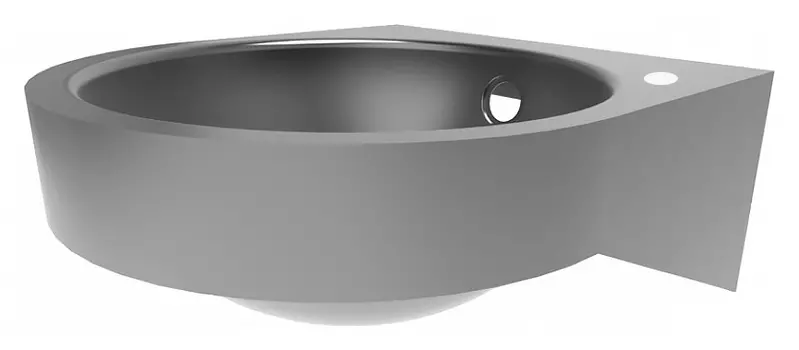 Рукомойник Senda 0052 satin w 211070012 с отверстием под смеситель