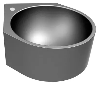 Рукомойник Senda Minimal canto satin w/o 211550008 с отверстием под смеситель