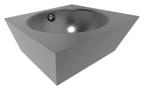 Рукомойник Senda Prisma satin w