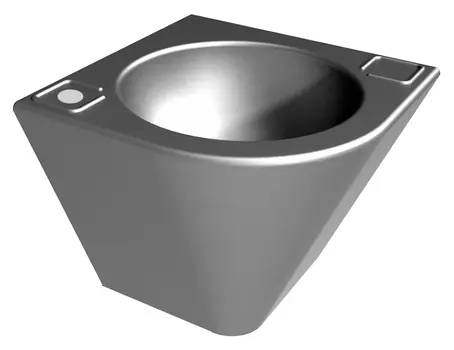 Рукомойник Senda Troconi GRX C satin w/o 211780007 с отверстием под смеситель