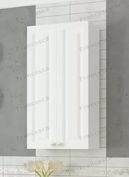 Шкаф навесной Francesca Империя 40 белый (2дв.)
