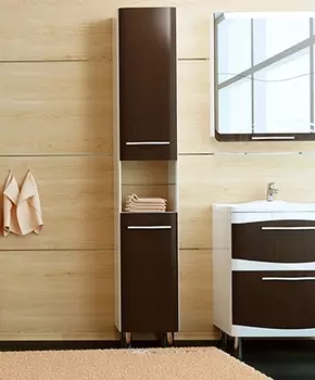 Шкаф-пенал Velvex Iva напольный, венге