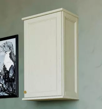 Шкаф ValenHouse Лиора 40 слоновая кость, фурнитура золото