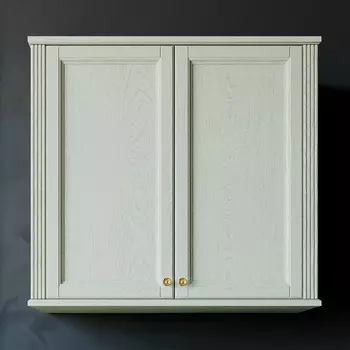 Шкаф ValenHouse Лиора 90 слоновая кость, фурнитура золото