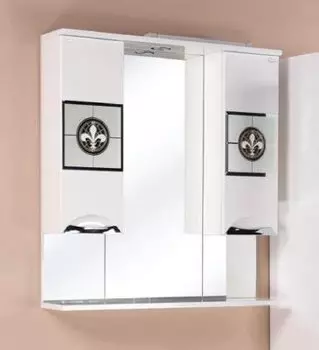 Шкаф-зеркало 78 13.24, белый