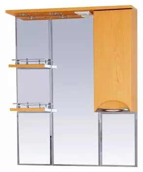 Шкаф-зеркало 85 бук R 15.5 М