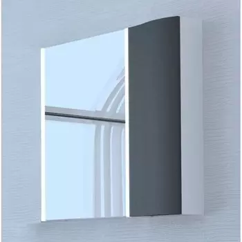 Шкаф-зеркало Акватон Ондина 80 графит