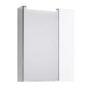 Шкаф-зеркало Alavann Латте 60, белый