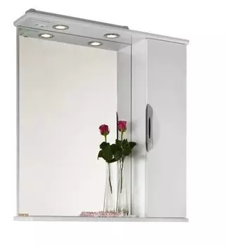 Шкаф-зеркало для ванной 75 1.16, белый