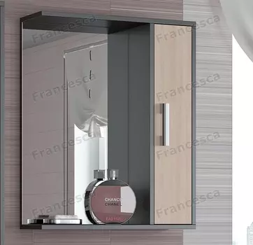 Шкаф-зеркало Francesca Eco 60 дуб-венге