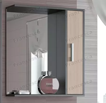 Шкаф-зеркало Francesca Eco 65 дуб-венге