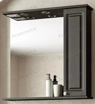 Шкаф-зеркало Francesca Империя 75 венге