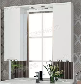 Шкаф-зеркало Francesca Виктория 100 белый