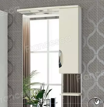 Шкаф-зеркало Francesca Виктория 70 бежевый