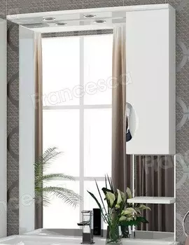 Шкаф-зеркало Francesca Виктория 80 белый