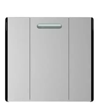 Шкаф-зеркало Vod-ok Флорена 80, черный