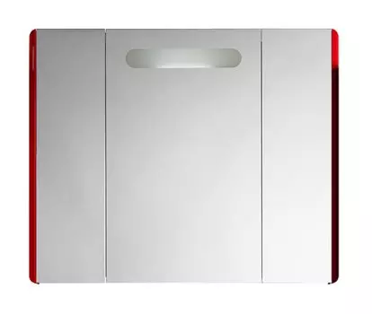 Шкаф-зеркало Vod-ok Флорена 90, красный