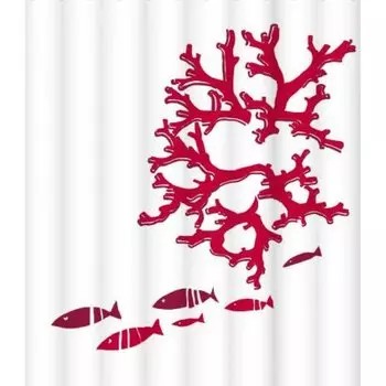 Штора для ванной комнаты LeMark Red reef C1820T008