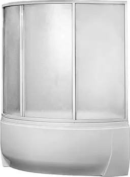 Шторка на ванну Bas Фэнтази 4 ств., пластик