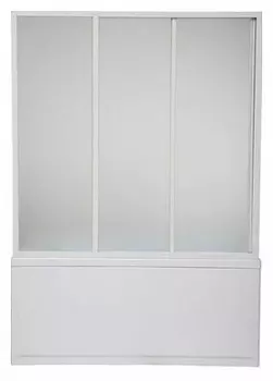 Шторка на ванну Bas Кэмерон 3 ств., стекло