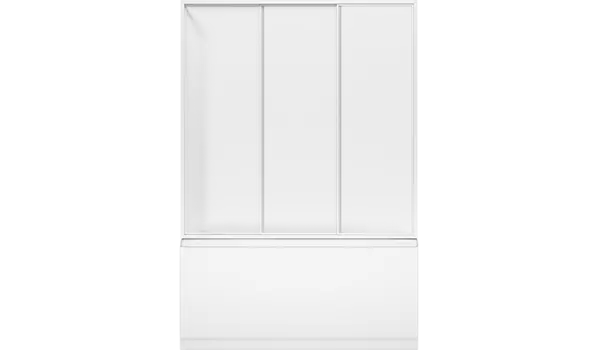 Шторка на ванну Bas Лима 3 ств., стекло