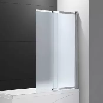 Шторка на ванну Cezares Slider VF-11-90/150-P-Cr стекло рифленое