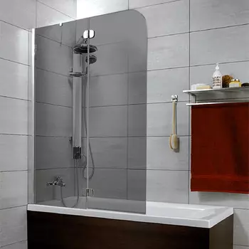 Шторка на ванну Radaway Torrenta PND 120 стекло графит L