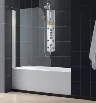 Шторка на ванну RGW SC-36 90x150 распашная