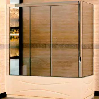 Шторка на ванну RGW Screens SC-81 (1660-1710)х800х1500 профиль хром