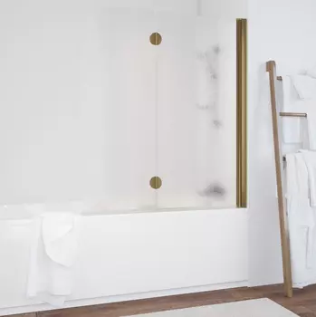 Шторка на ванну Vegas Glass E2V 120 05 02 R профиль бронза, стекло шиншилла