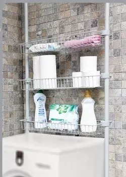 Система хранения для ванной с 3-мя полками