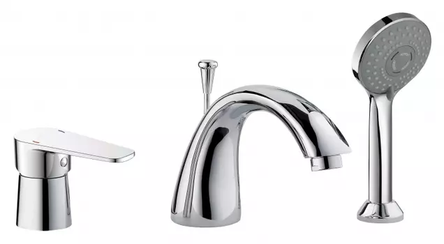 Смеситель 1 Orange Otto М22-333cr на борт ванны