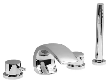 Смеситель Акватек Arko Lux (4 отверстия) на борт ванны