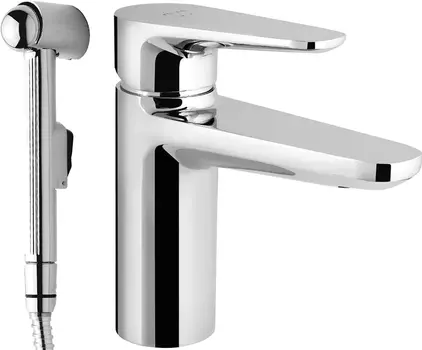 Смеситель Am.Pm Inspire F5004000 для раковины с гигиеническим душем