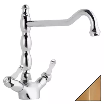 Смеситель Bandini Antica 547.620 Oro для кухонной мойки