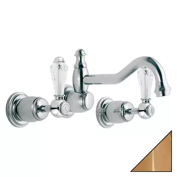 Смеситель Bandini Antica 560.820 Oro С ВНУТРЕННЕЙ ЧАСТЬЮ, для раковины