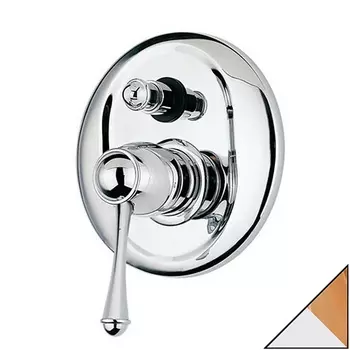 Смеситель Bandini Antico 854.620/01 CrOro С ВНУТРЕННЕЙ ЧАСТЬЮ, для душа